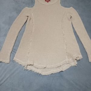 Saks Fifth Avenue Cold Shoulder knitted Top